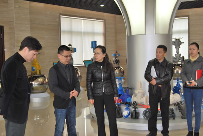 區(qū)領(lǐng)導(dǎo)視察、參觀公司榮譽(yù)展廳